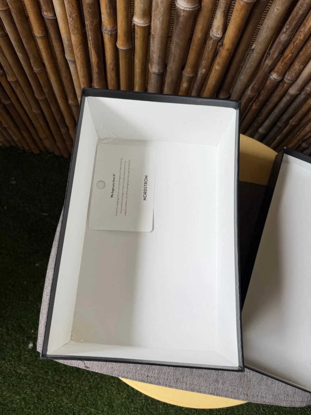 CHANEL empty shoe box